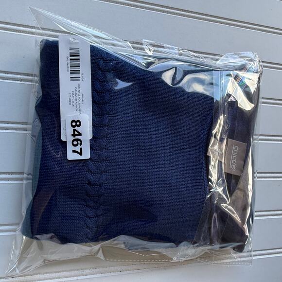 NEW! Chico’s Blue Size XL pullover embroidered sweater size XL Boat neck - Picture 11 of 11